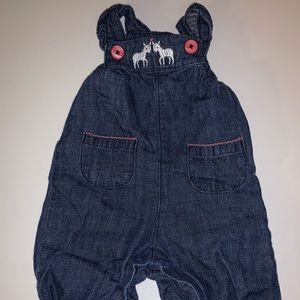 Newborn Jean Overalls Baby girl
